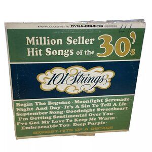 Million Seller Hit Songs Of The 30's (Vinyl, 1964) Stereo-Fidelity SF-21000 VG+